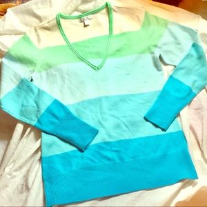 Preppy V-neck  Sweater